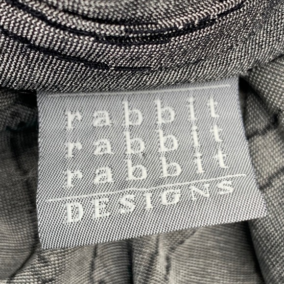 Rabbit Rabbit Rabbit Designs Long Sleeve Button Down Dress/Tunic Gray Abstract 6 - Picture 7 of 9